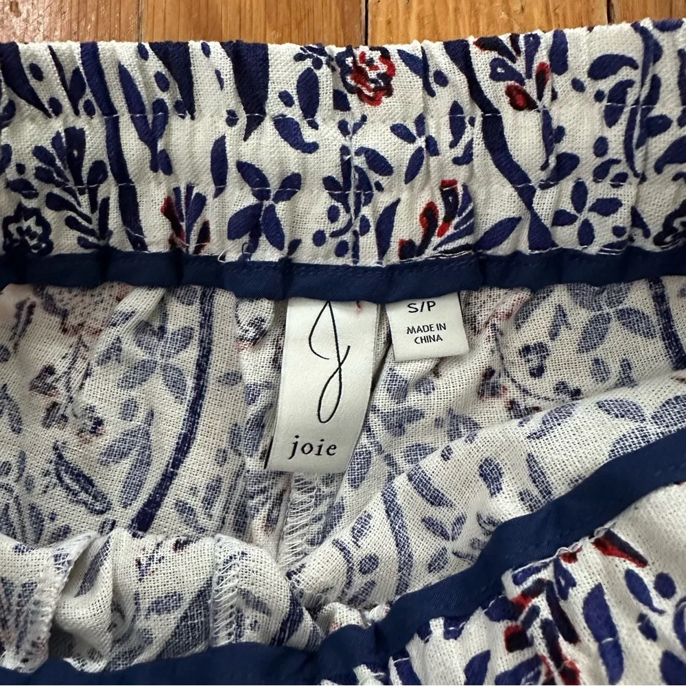 Joie boho batik print pattern linen blend shorts and top set, NWT